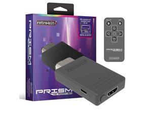 Retro-Bit Prism HDMI Adapter for GameCube - AV to HDMI Converter/Upscaler for 1080P Support