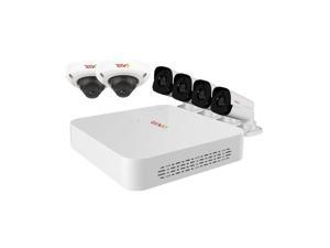 Revo America RU82D2GB4GA-2T Ultra HD Audio Capable 8 Channel Surveillance System with 6 4Megapixel Cameras