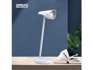 SANSI LED Desk Lamp with COC Technology, 6W Eye-Caring Table Lamp for Kid Student, 4000K 3 Brightness Levels Dimmable Home Office Adjustable Study Desk Light, Touch Control, Memory Function