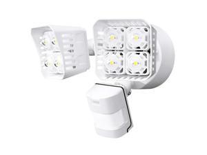SANSI LED Security Light, 30W, 250W Equivalent, 3400lm, 5000K Daylight, Waterproof, Motion Sensor Outdoor Light, Wall Light, Floodlight, Ceramic Heat Dissipation, Square, White SANSI LED Security Light, 30W, 250W Equivalent, 3400lm, 5000K Daylight, Waterproof, Motion Sensor Outdoor Light, Wall Light, Floodlight, Ceramic Heat Dissipation, Square, White