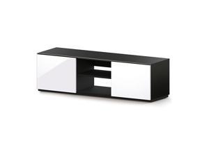 Sonorous TRD-150 Modern Wood TV Stand For Sizes up to 65" - Black/White Sonorous TRD-150 Modern Wood TV Stand For Sizes up to 65" - Black/White
