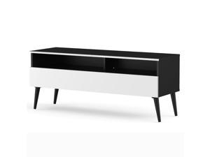 SONOROUS VL-1200 Series Modern Wood TV Stand With Wood Legs for TVs up to 65"