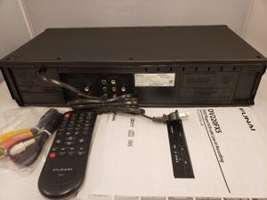 FUNAI DV220FX5 Dual Deck DVD Player VCR Combo w/ Line-In Recording + Remote, AV, Manual