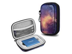 Fintie Carrying Case for Samsung T5 T3 SSD, Hard Shell Shock Proof Travel Storage Bag Portable Solid State Drive Galaxy Fintie Carrying Case for Samsung T5 T3 SSD, Hard Shell Shock Proof Travel Storage Bag Portable Solid State Drive Galaxy