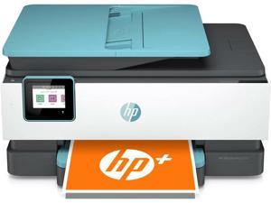 HP OfficeJet Pro 8028e AllinOne Wireless Color Inkjet Printer Blue  Print Scan Copy Fax  20 ppm 4800 x 1200 dpi 35Sheet ADF Auto 2Sided Printing Ethernet CBMOUN External Webcam