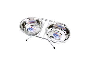 19464 Double Diner Pet Bowl, Stainless Steel - Quantity 1 19464 Double Diner Pet Bowl, Stainless Steel - Quantity 1
