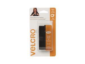 Hook Eye Adhesive(R) Brand STICKY BACK For Fabric Tape .75X24''-Black Hook Eye Adhesive(R) Brand STICKY BACK For Fabric Tape .75X24''-Black