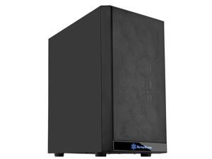 SilverStone Technology Precision (SST-PS15B) Micro-ATX, Mini-DTX - All Black Painted Interior, USB 3.0 Type-A x 2