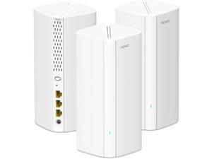 Tenda AX3000 Mesh WiFi 6 System  EX12 7000 sqft WiFi 6 Coverage 17 GHz QuadCore CPU DualBand with 3 Gigabit Ports per Unit Easy Setup Replaces WiFi Router and Booster 3Pack
