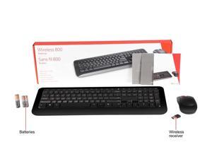 Microsoft Desktop 800 2LF-00002 Black USB RF Wireless Slim Keyboard & Mouse - English Microsoft Desktop 800 2LF-00002 Black USB RF Wireless Slim Keyboard & Mouse - English