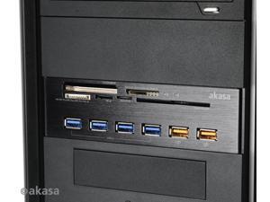 AK-HC-07BK 5.25" Internal USB 2.0/eSATA Multi Card Reader AK-HC-07BK 5.25" Internal USB 2.0/eSATA Multi Card Reader