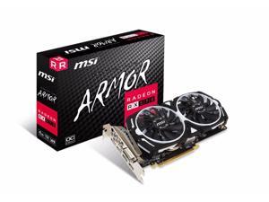 MSI Armor OC Radeon RX 570 4GB GDDR5 PCI-E x16 Graphics Card MSI Armor OC Radeon RX 570 4GB GDDR5 PCI-E x16 Graphics Card