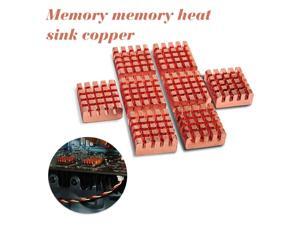 8pcs/Set Copper Heat Sink Back Heatsink Cooler Cooling 13*12*4 mm For VGA GPU DDR DDR2 DDR3 RAM 8pcs/Set Copper Heat Sink Back Heatsink Cooler Cooling 13*12*4 mm For VGA GPU DDR DDR2 DDR3 RAM