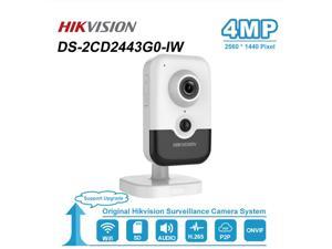 Hikvision DS-2CD2443G0-IW Wi-Fi Camera Video Surveillance 4MP IR Fixed Cube Wireless IP Camera Two-way Audio H.265+