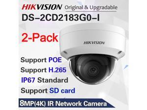 Hikvision Hikvision DS-2CD2183G0-I 8MP Dome Network Surveillance Camera Outdoor 2.8mm 