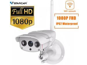 VStarcam C16S Outdoor Security Camera, 1080P WiFi Camera Wireless Surveillance Cameras, IP Camera with IP67 Waterproof, Night Vision, Motion Detection Support 128G TF Card