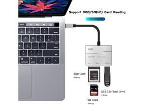 USB 3.0 XQD Card Reader with Usb3.0 port, SD Card Reader, Support Sony G/M Series USB Mark XQD Card, Lexar 2933x/1400x USB Mark XQD Card,SD Card, Compatible with Windows/Mac OS System, Plug and Play USB 3.0 XQD Card Reader with Usb3.0 port, SD Card Reader, Support Sony G/M Series USB Mark XQD Card, Lexar 2933x/1400x USB Mark XQD Card,SD Card, Compatible with Windows/Mac OS System, Plug and Play