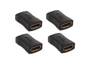 Jansicotek  3D&4K Supported HDMI (Female) to HDMI (Female) Connector Adapter for TV Stick, Roku Stick, Chromecast, Xbox, PS4, PS3, Nintendo Switch, 4Pack