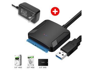 SATA to USB 3.0,Jansicotek SATA III Hard Drive Adapter Converter for 3.5/2.5 Inch HDD/SSD with 12V/2A Power Adapter SATA to USB 3.0,Jansicotek SATA III Hard Drive Adapter Converter for 3.5/2.5 Inch HDD/SSD with 12V/2A Power Adapter