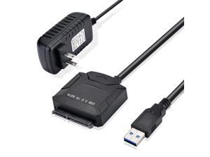 Jansicotek USB 3.0 to Sata Adapter Converter Cable Wire Cord 22pin SataIII to USB3.0 Adapters for 2.5 3.5 inch Sata HDD SSD Jansicotek USB 3.0 to Sata Adapter Converter Cable Wire Cord 22pin SataIII to USB3.0 Adapters for 2.5 3.5 inch Sata HDD SSD