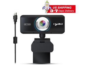 HXSJ S90 1MP USB Webcam 720P with Full HD Microphone PC Camera Desktop Streaming Webcam for Recording, Zoom, YouTube, Skype, Video Calls, Studio, Conference, Supports Windows, Android, Linux-720P
