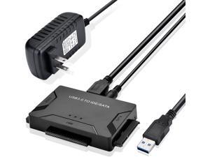 Hard Drive Adapter USB 3.0 to IDE SATA Converter Cable Computer External Optical Drive Data Transfer Parts for HDD SSD with 12V/2A Power Adapter, Plug & Play Support Up To 6TB Drives Hard Drive Adapter USB 3.0 to IDE SATA Converter Cable Computer External Optical Drive Data Transfer Parts for HDD SSD with 12V/2A Power Adapter, Plug & Play Support Up To 6TB Drives