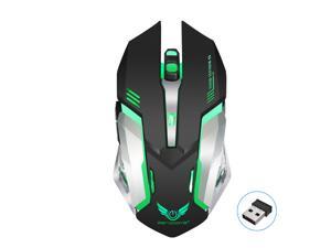2.4GHz  Mouse USB Optical Gaming Mice Rechargeable for Computer PC Tablet 