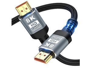 8K HDMI 21 Cable 164FT Certified Ultra HD 48Gbps High Speed 8K60 4K120 eARC RTX 3090 HDR10 444 HDCP 2223 Dolby Compatible with Playstation 5PS5 Xbox Series X RokuFireSonyLG