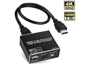 VEDINDUST HDMI Audio Extractor 4k HDMI Optisch Splitter Adapter