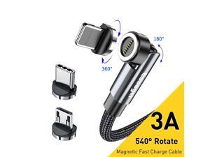 540 Rotate USB A to USB C CableJansicotek 3A Fast Charging USB C Cable Nylon Braided Charger Cord Type C Cable for Samsung S21 S20 iPad Pro Google Pixel LG 33FT 1PACK