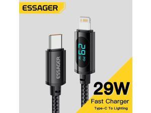 iPhone Fast Charger Cable 29W USB C to Lightning Cable Apple MFi Certified Nylon Braided Fast Charging Cord for iPhone 14 13 12 11 Pro Max Mini X Xs Max XR 8 Plus 8 iPad Pro1 Pack 66FT