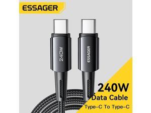 66ft 240W USB C to USB C Cable 1 Pack Type C to TypeC Cable USBC to USBC Fast Charging Cable Compatible with MacBook AirPro iPad Pro 12911Air Samsung Galaxy S2221