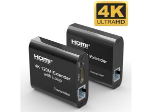 SABRENT 4K HDMI Extender Over CAT6 (60 Meters / 200 feet) (DA-4KEX