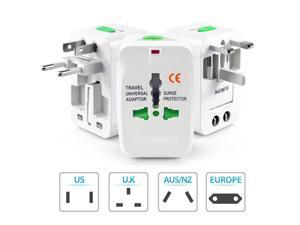 Wanmingtek Universal World Wide Travel Charger Adapter Plug All in One Wall Charger Adaptor Adapter Works In More Than 160 Countries Including EU UK US AU JP CHN Wanmingtek Universal World Wide Travel Charger Adapter Plug All in One Wall Charger Adaptor Adapter Works In More Than 160 Countries Including EU UK US AU JP CHN