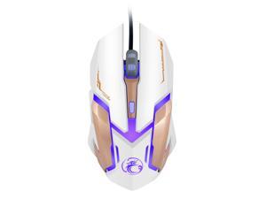 Jansicotek V6 Professional Wired Gaming Mouse USB Optical Mouse 6 Buttons PC Computer Mouse Gamer Mice 4800dpi For Dota 2 LOL Game