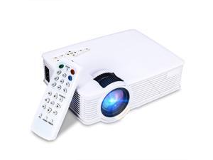 1200 Lumens Mini LED Home Theater Projector, Max 120" Screen Full HD 1080P Multimedia Portable Video Projector for Home Cinema Theater Entertainment and Games, Perfect Gift for Your Family-White 1200 Lumens Mini LED Home Theater Projector, Max 120" Screen Full HD 1080P Multimedia Portable Video Projector for Home Cinema Theater Entertainment and Games, Perfect Gift for Your Family-White