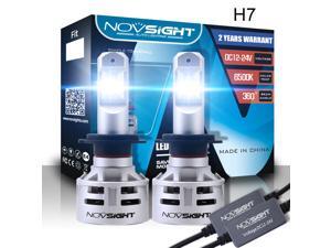 H7 Single Beam LUXEON ZES LED Automobile Headlight Bulbs with Advanced LED Chip and All-in-One Conversion kit-60W/10,000LM/6,500K (H7, 6500K(White Light)) H7 Single Beam LUXEON ZES LED Automobile Headlight Bulbs with Advanced LED Chip and All-in-One Conversion kit-60W/10,000LM/6,500K (H7, 6500K(White Light))