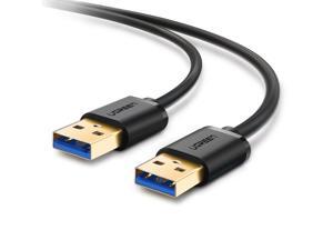 Jansicotek USB 3.0 Cable (USB to USB Cable Male to Male) for External Hard Drives, Modems, Printers, Cameras, Computer, Laptop & More (6.6 Feets, 2m) Jansicotek USB 3.0 Cable (USB to USB Cable Male to Male) for External Hard Drives, Modems, Printers, Cameras, Computer, Laptop & More (6.6 Feets, 2m)