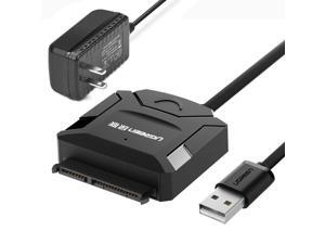 Jansicotek Hard Drive Adapter USB 2.0 to SATA Adapter for 2.5" 3.5" SATA HDD SSD with 12V 2A Power Adapter Jansicotek Hard Drive Adapter USB 2.0 to SATA Adapter for 2.5" 3.5" SATA HDD SSD with 12V 2A Power Adapter