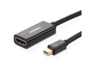 UG 4K*2K Mini DisplayPort DP Thunderbolt to HDMI Male Converter Adapter Cable BK 