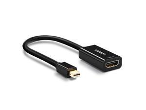Wanmingtek 3K&4K Mini Displayport(Thunderbolt) to HDMI Adapter, Mini DP Display Port to HDMI Converter(Adaptor) Gold-Plated Cord MacBook Pro, MacBook Air, Mac Mini, Microsoft Surface Pro 3/4 - Black Wanmingtek 3K&4K Mini Displayport(Thunderbolt) to HDMI Adapter, Mini DP Display Port to HDMI Converter(Adaptor) Gold-Plated Cord MacBook Pro, MacBook Air, Mac Mini, Microsoft Surface Pro 3/4 - Black