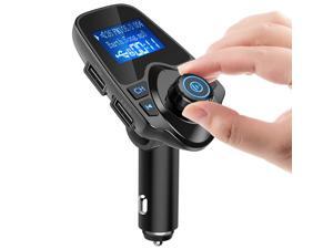 Wanmingtek Bluetooth FM Transmitter for Car, Wireless Bluetooth Radio Transmitter Adapter with Hand-Free Calling and 1.44” LCD Display, Music Player Support TF Card USB Flash Drive AUX Input/Output Wanmingtek Bluetooth FM Transmitter for Car, Wireless Bluetooth Radio Transmitter Adapter with Hand-Free Calling and 1.44” LCD Display, Music Player Support TF Card USB Flash Drive AUX Input/Output