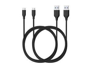 Jansicotek USB Certified Type C Cable USB C to USB A Charger 2Pack 3ft Fast Charging Cord for Samsung Galaxy S9 S8 Note 9 Pixel LG V30 G6 G5 Nintendo Switch OnePlus 5 3T