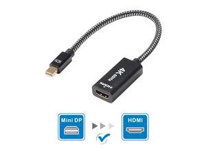 Wanmingtek 4k Mini Displayport To Hdmi Adapter 4k 60hz Thunderbolt To Hdmi Adapter For Macbook Air Pro Surface Pro Dock Book Monitor Projector More Newegg Com