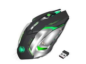 HXSJ M10 USB Wireless Gaming Mouse, 7-Button Design, 2400 DPI High Precision Optical laser Sensor,Comfortable Grips, for Game&Office (Black) HXSJ M10 USB Wireless Gaming Mouse, 7-Button Design, 2400 DPI High Precision Optical laser Sensor,Comfortable Grips, for Game&Office (Black)