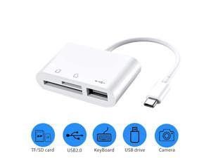Wanmingtek USB C SD Card Reader USB C - Camera Memory Card Reader, Type C Micro SD Card Adapter for New iPad Pro 2018, MacBook Pro, Samsung S8 / S9, ChromeBook, XPS Wanmingtek USB C SD Card Reader USB C - Camera Memory Card Reader, Type C Micro SD Card Adapter for New iPad Pro 2018, MacBook Pro, Samsung S8 / S9, ChromeBook, XPS