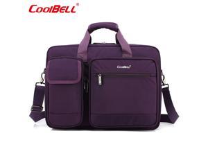 Jansicotek Laptop Bag Laptop Briefcase Fits Up to 15.6 Inch Laptop Water-Repellent Light Weight Shoulder Bag Laptop Messenger Bag Computer Bag for Travel/Business/School/Men/Women- Purple