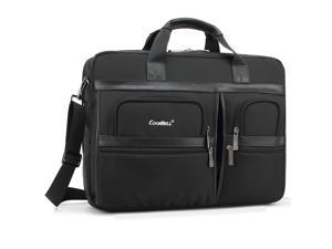 Jansicotek - Laptop Briefcase - 17.3 Inch Computer Bag for Men and Women for Laptop/Ultrabook / Tablet/MacBook CB-5003 (Gray)