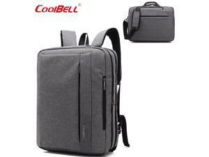 CoolBELL Convertible 17.3 Inch Laptop Backpack 3 in 1 Travel Busniess Multi-functional Shoulder Briefcase Water Repellent College School Computer Bag, CB-5501 Gray CoolBELL Convertible 17.3 Inch Laptop Backpack 3 in 1 Travel Busniess Multi-functional Shoulder Briefcase Water Repellent College School Computer Bag, CB-5501 Gray