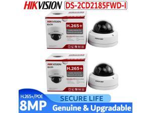Hikvision Original DS-2CD2185FWD-I 8MP CCTV Camera Network Camera Updatable Camera Audio Alarm Interface POE SD card 30m IR H.265+ IP camera IK10 IP67, (8MP, 2.8mm fixed lens, 2 Pcs) Hikvision Original DS-2CD2185FWD-I 8MP CCTV Camera Network Camera Updatable Camera Audio Alarm Interface POE SD card 30m IR H.265+ IP camera IK10 IP67, (8MP, 2.8mm fixed lens, 2 Pcs)